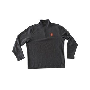 Vineyard Vines San Francisco Giants Quarter Zip Pullover Mens Large Gray SF MLB